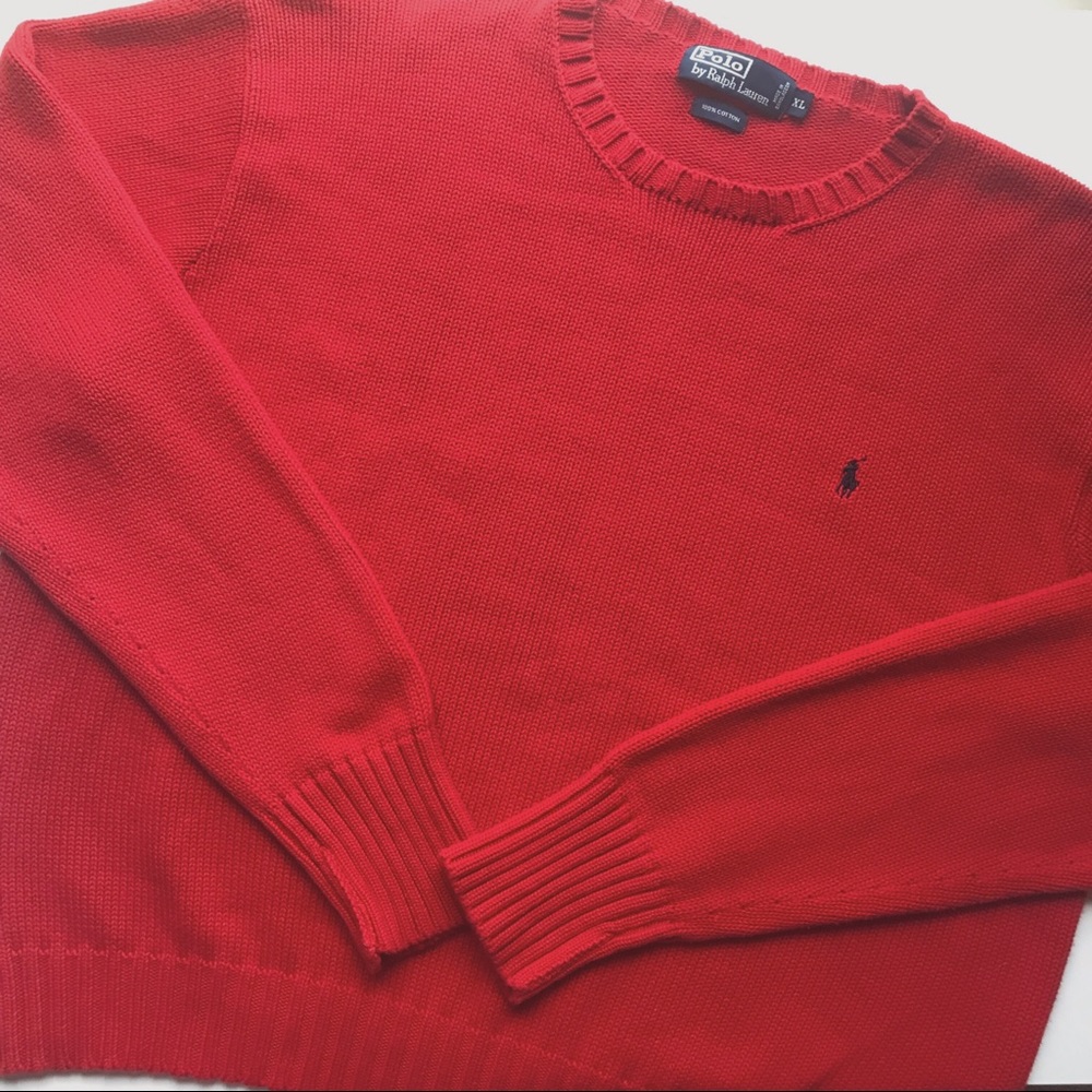 Red Polo Ralph Lauren sweater